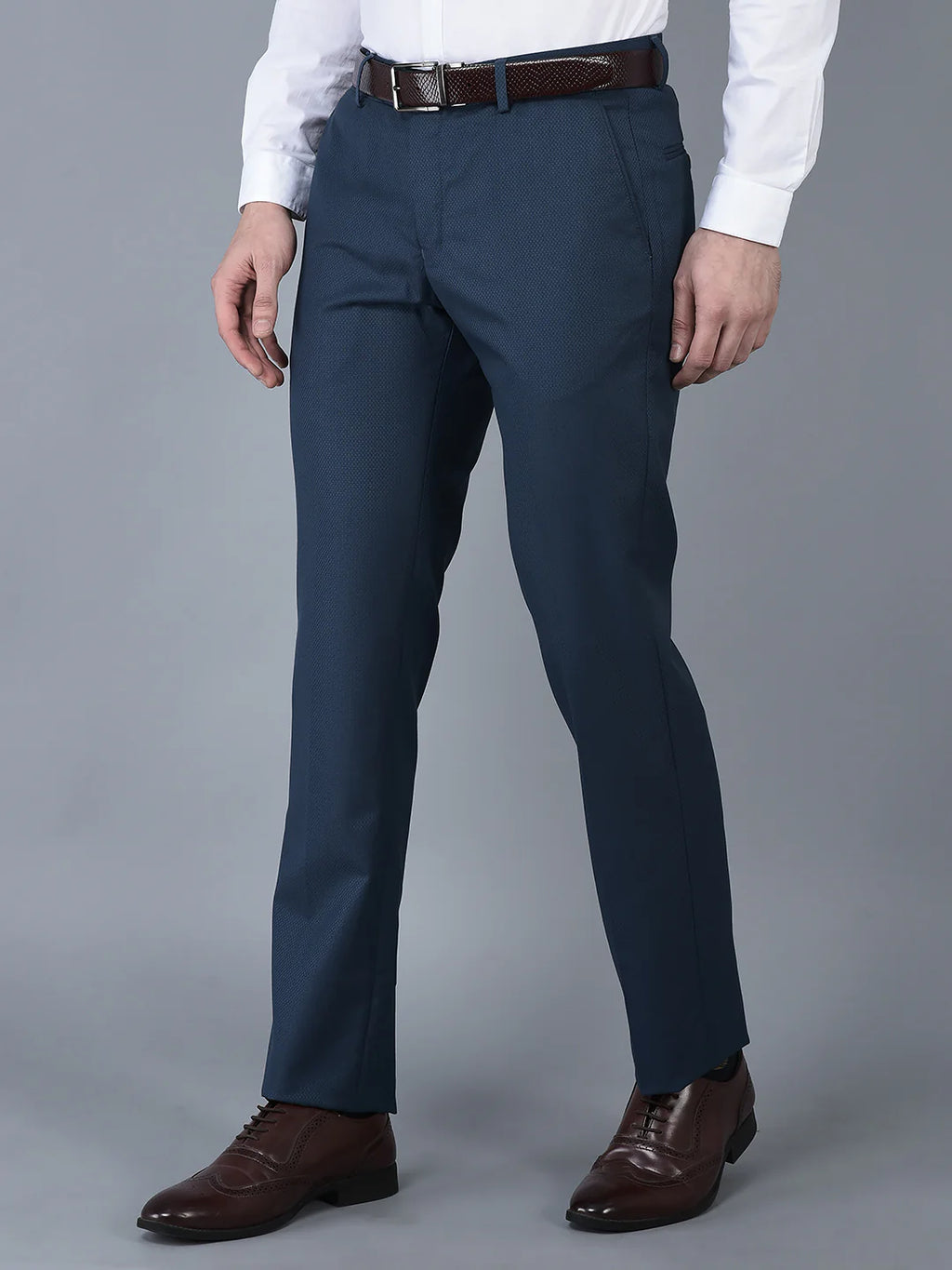 MEN Formal Trouser Button Closer Two Front Pocket