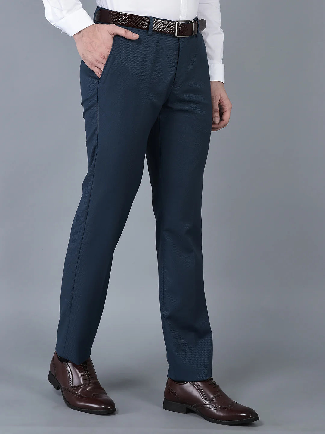 MEN Formal Trouser Button Closer Two Front Pocket