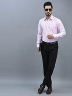 Men Regular Length Solid Pattern Button Closure Formal Trouser