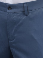 Men Regular Length Solid Pattern Button Closure Formal Trouser