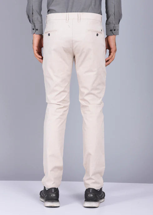 Beige Color Casual Trouser Secondary image