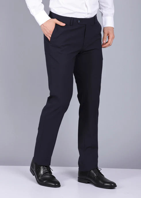 Navy Color Formal Trouser Solid