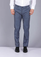 Grey Formal Trouser Solid