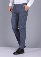 Grey Formal Trouser Solid