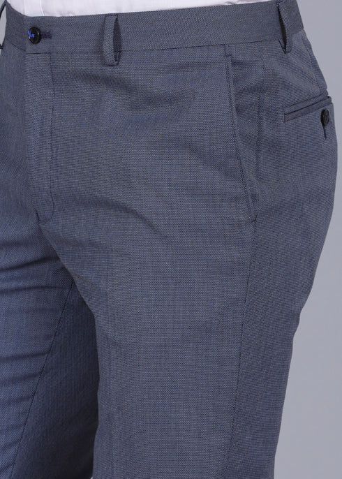 Grey Formal Trouser Solid