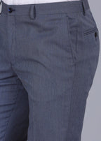 Grey Formal Trouser Solid