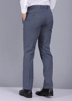 Grey Formal Trouser Solid
