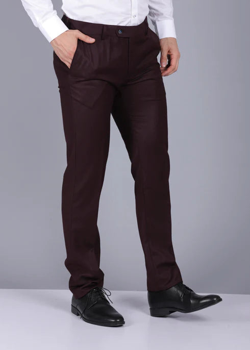 Macie Wine Formal Trouser
