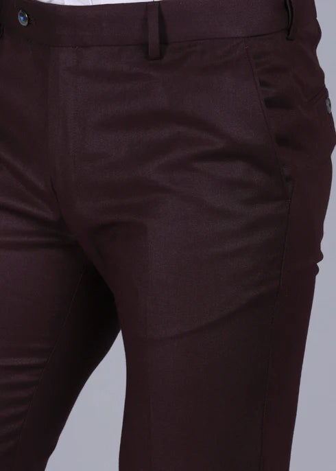 Macie Wine Formal Trouser
