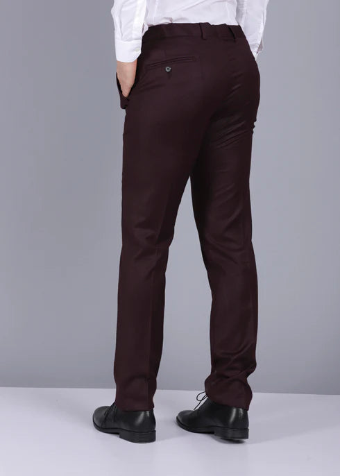 Macie Wine Formal Trouser